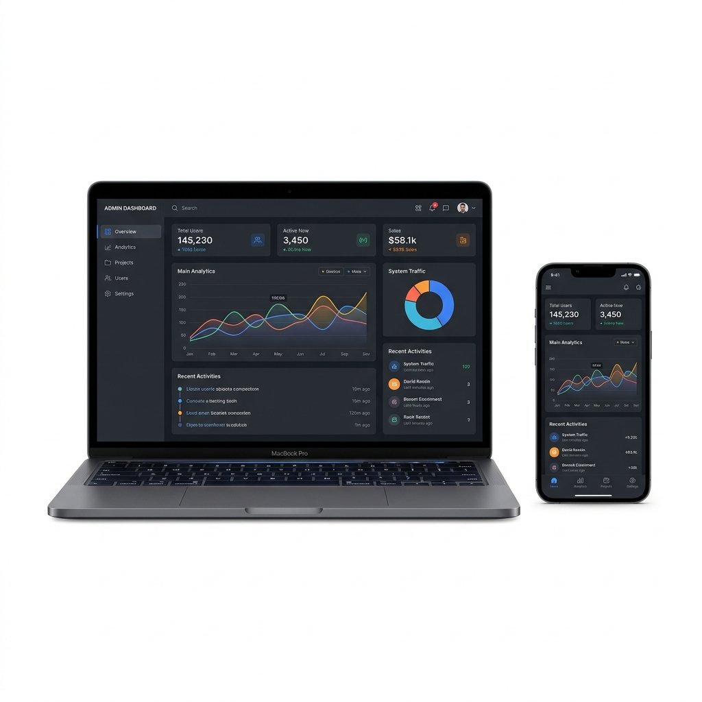 Laptop and Mobile Mockup