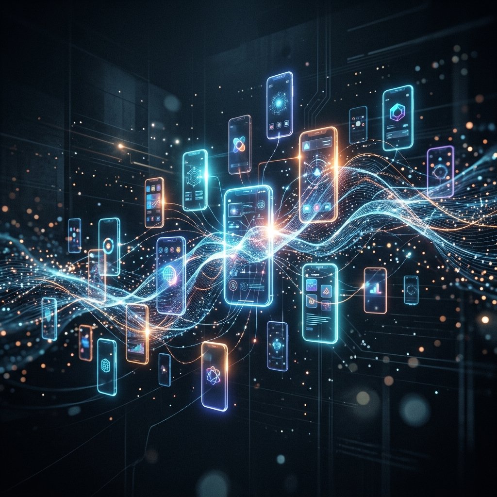 AI-Integrated Mobile Apps Background